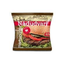 Nádudvari marhaburger (51% marhahús tart.) 500g