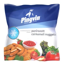 Pingvin fagyasztott panírozott csirke nuggets 500g
