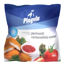 Pingvin fagyasztott panírozott csirkemellhús szelet 600g