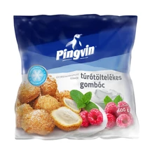 Pingvin gyorsfagyasztott túrótöltelékes gombóc 600g
