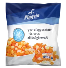 Pingvin gyorsfagyasztott húsleves zöldségkeverék 450g