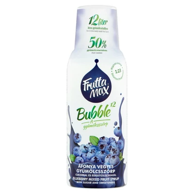 Bubble Áfonya Gyümölcsszörp 500ml DRS+50ft