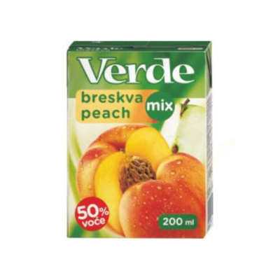 Verde őszibarack-alma ital 50% 0,2L
