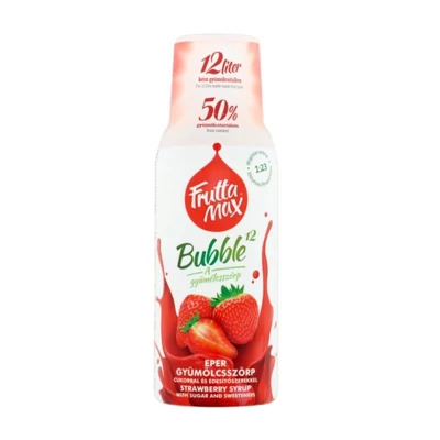 Bubble Eper gyümölcsszörp 500ml  DRS+50ft