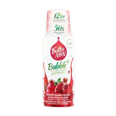 Bubble Gránátalma Gyümölcsszörp 500ml  DRS+50ft