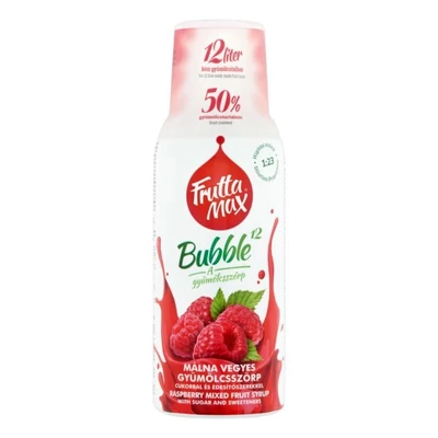 Bubble Málna Gyümölcsszörp 500ml  DRS+50ft
