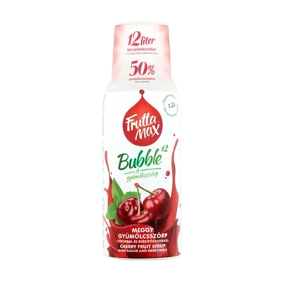 Bubble Meggy Gyümölcsszörp 500ml  DRS+50ft