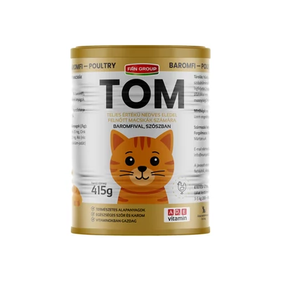 Tom macska konzerv csirke 415g