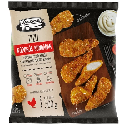 Hungerit Valdor Zizu kedvence csirkemellfilé bundában 500g