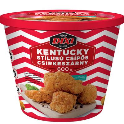 DixiMenü fagyasztott kentucky csípős csirkeszárny 600g