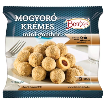 P&P fagyasztott mogyorókrémes minigombóc 600g