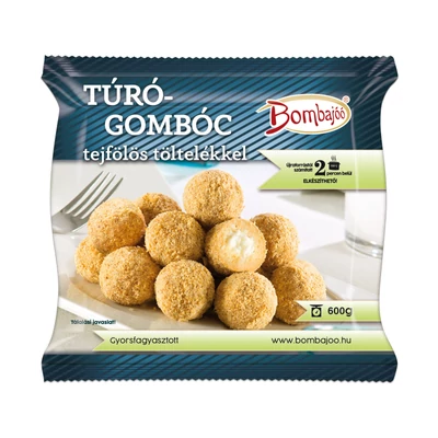 P&P fagyasztott tejfölös túrógombóc 600g