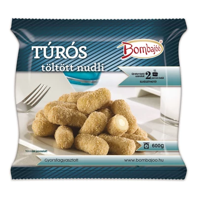 P&P fagyasztott vaníliás túróval töltött burgonya nudli 600g