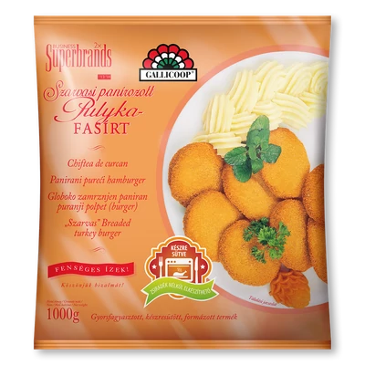 Gallicoop Szarvasi pulyka fasírt 1000g