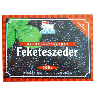 Jégtrade gyorsfagyasztott feketeszeder dobozban 300g