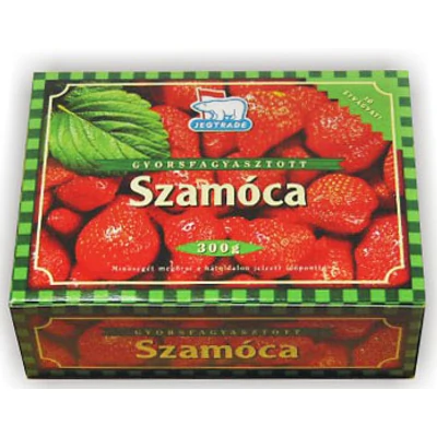 Jégtrade gyorsfagyasztott szamóca dobozban 300g