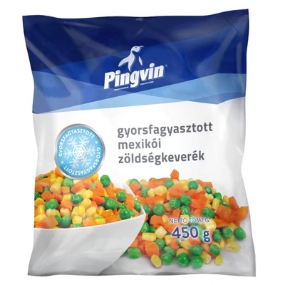 Pingvin gyorsfagyasztott mexikói zöldségkeverék 450g
