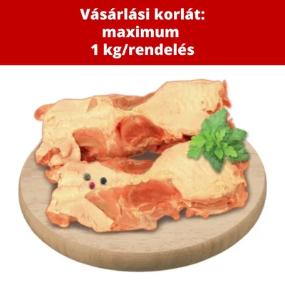 Friss csirke far-hát lédig