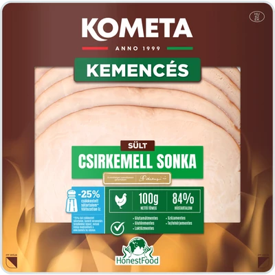 Kometa Kemencés sült csirkemell sonka 100g vg.