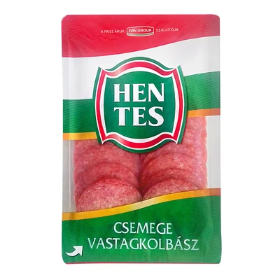 Hentes vastagkolbász csemege szeletelt 75g