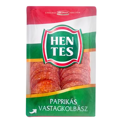 Hentes vastagkolbász paprikás szeletelt 75g