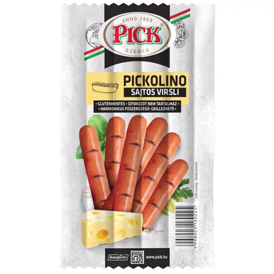 Pick Pickolino sajtos virsli 140g vf.