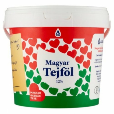 Magyar tejföl vödrös 12% 800g