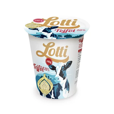 Lotti tejföl 20% 140g
