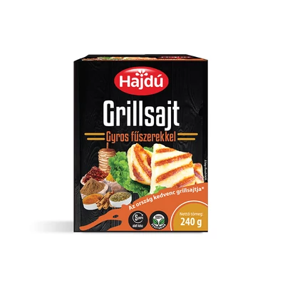 Kőröstej Hajdú  Grillsajt gyros 240g