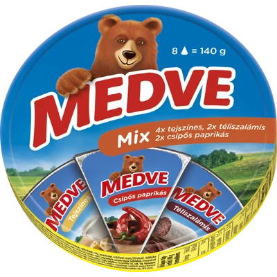 Medve sajt mix 8 cikkelyes 140g