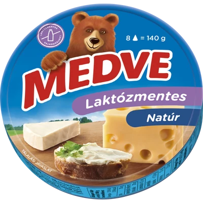 Savencia Medve sajt 8 cikkelyes laktózmentes 140g