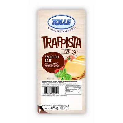 Tolle füstölt trappista sajt szeletelt vg. 125g