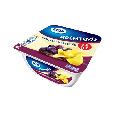 Friesland Milli krémtúró vaníliás-mazsolás 90g