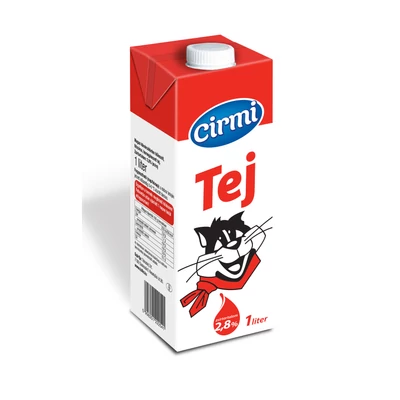 Friss dobozos tej Cirmi 2,8%