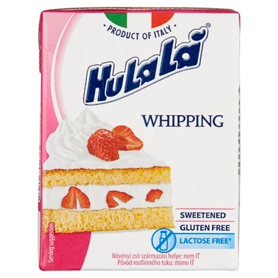 Hulala cukrászati (növényi) habalap UHT 200ml