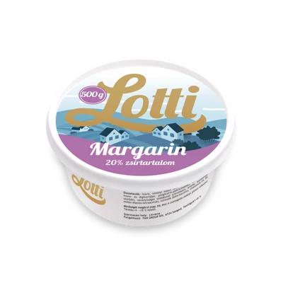 Lotti margarin csészés 20% 500g