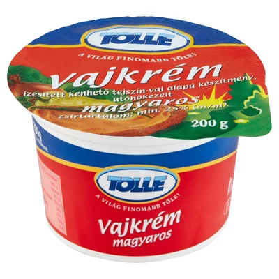 Tolnatej Vajkrém magyaros félzsíros 25% 200g