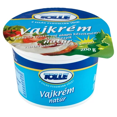 Tolle vajkrém natúr félzsíros 25% 200g