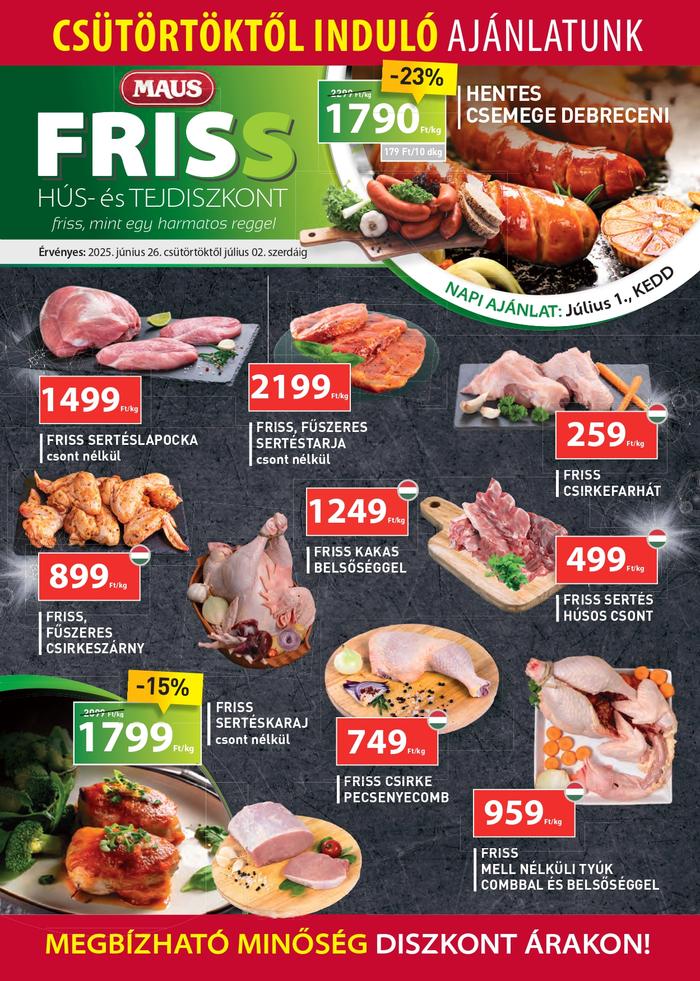 friss diszkont ajánlatok
