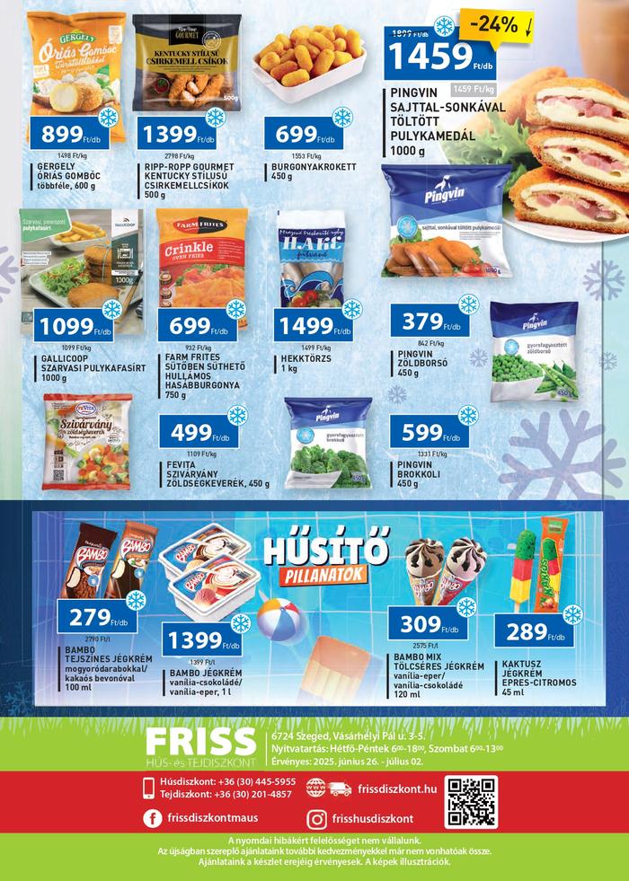 friss diszkont ajánlatok