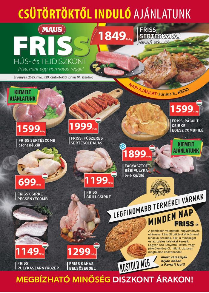 friss diszkont ajánlatok
