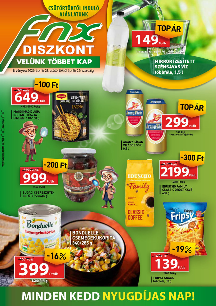 fnx diszkont ajánlatok