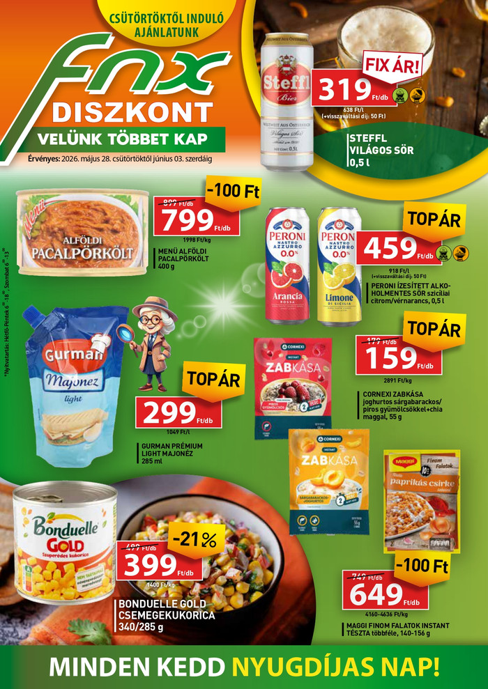 fnx diszkont ajánlatok