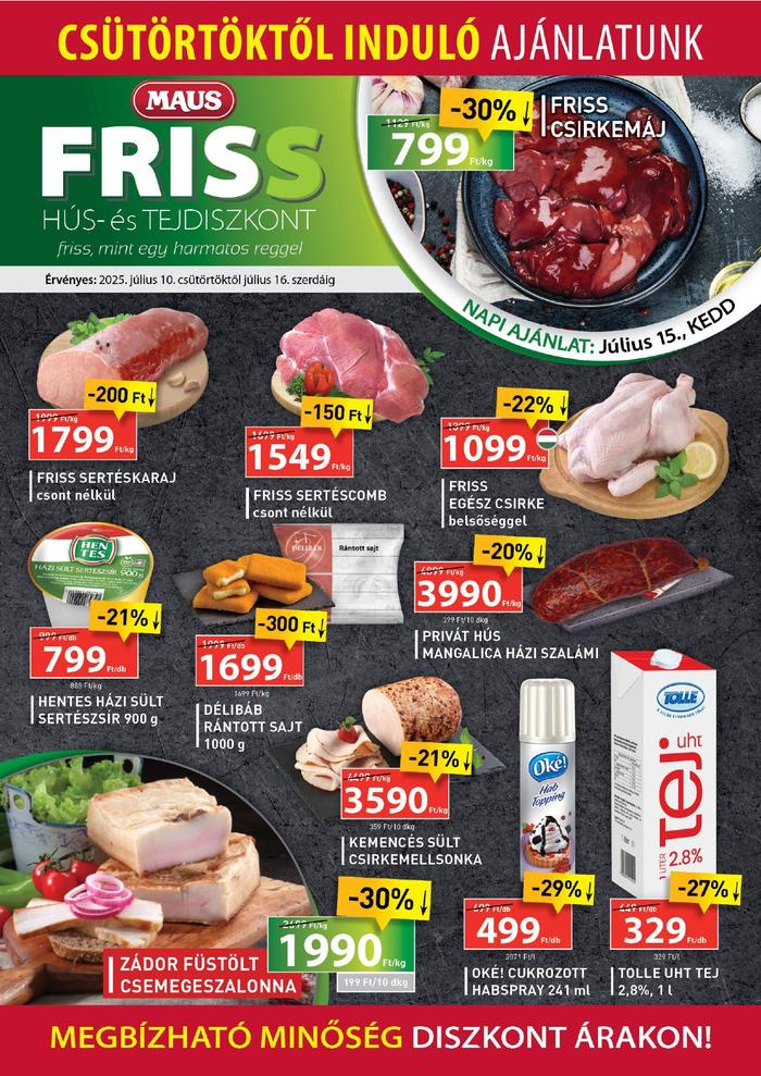 friss diszkont ajánlatok