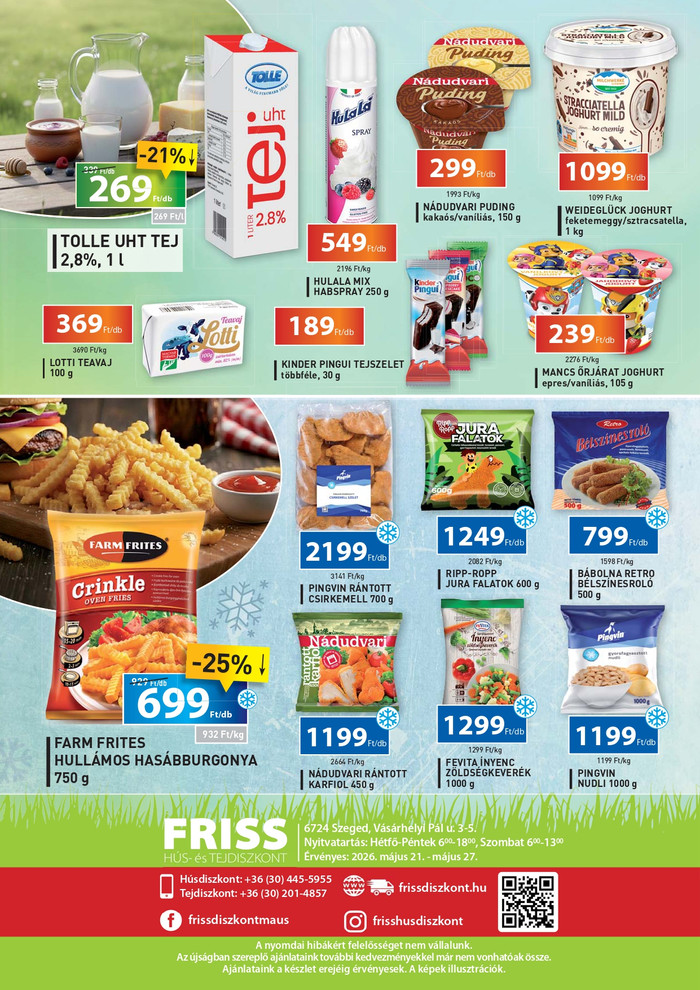 friss diszkont ajánlatai