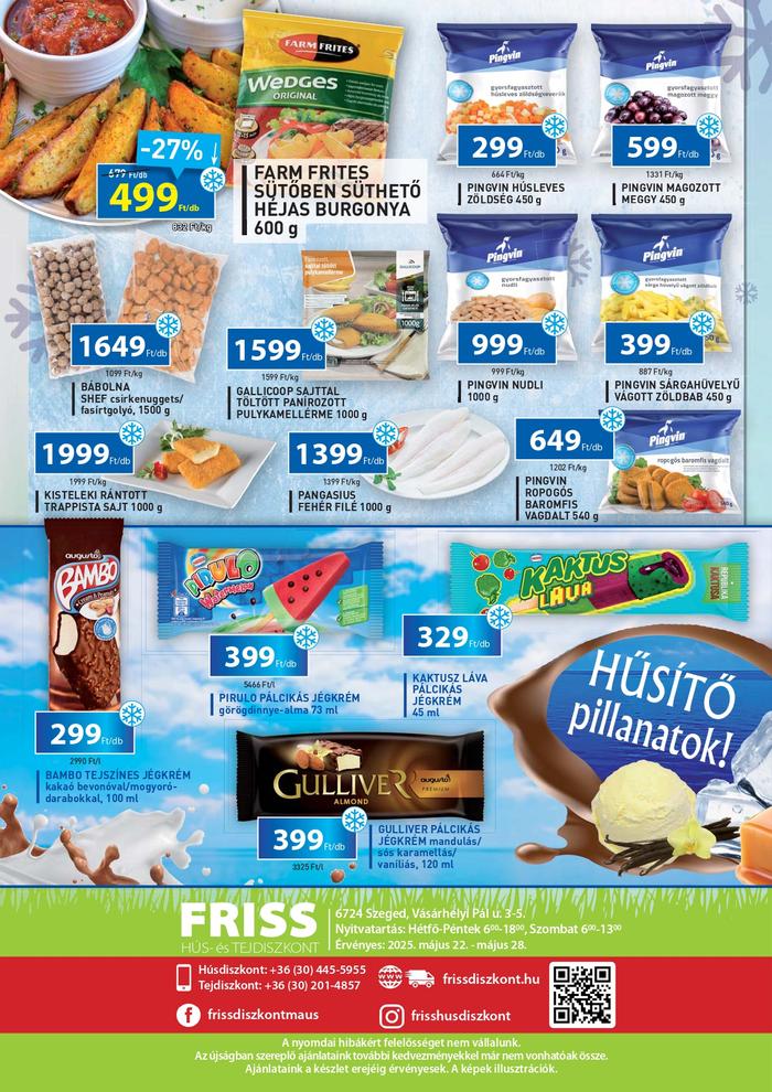 FRISS AJÁNLATOK