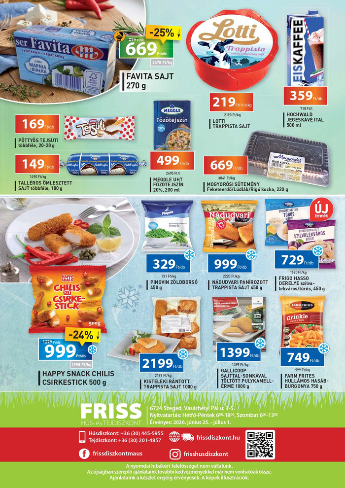 friss diszkont ajánlatok