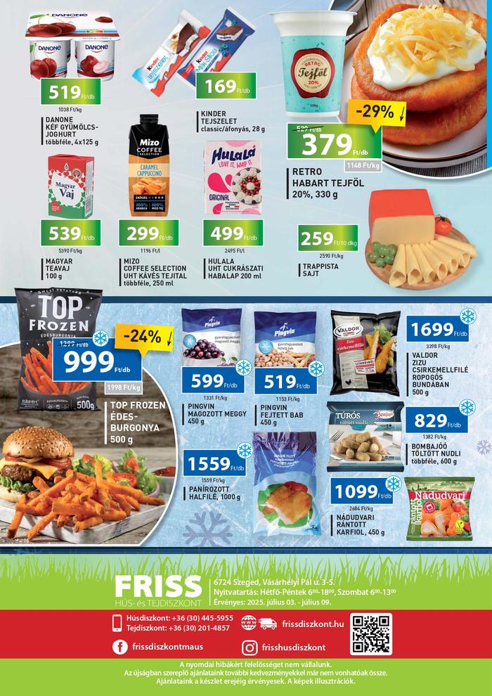 friss diszkont ajánlatok