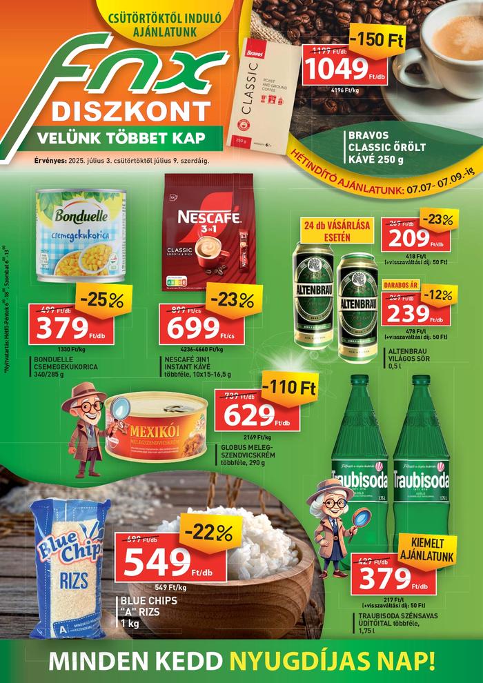 fnx diszkont ajánlatok