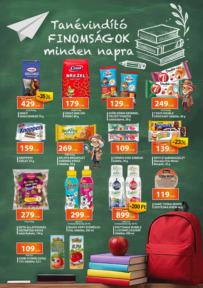 Szeged, bevásárlás, fűszer, tészta, konzerv, csoki, csokoládé. alkohol, kávé, sör, bor, víz